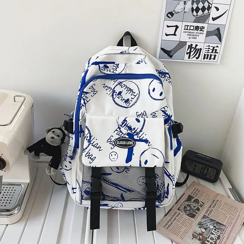 Mochila  escolar casual estilo coreano