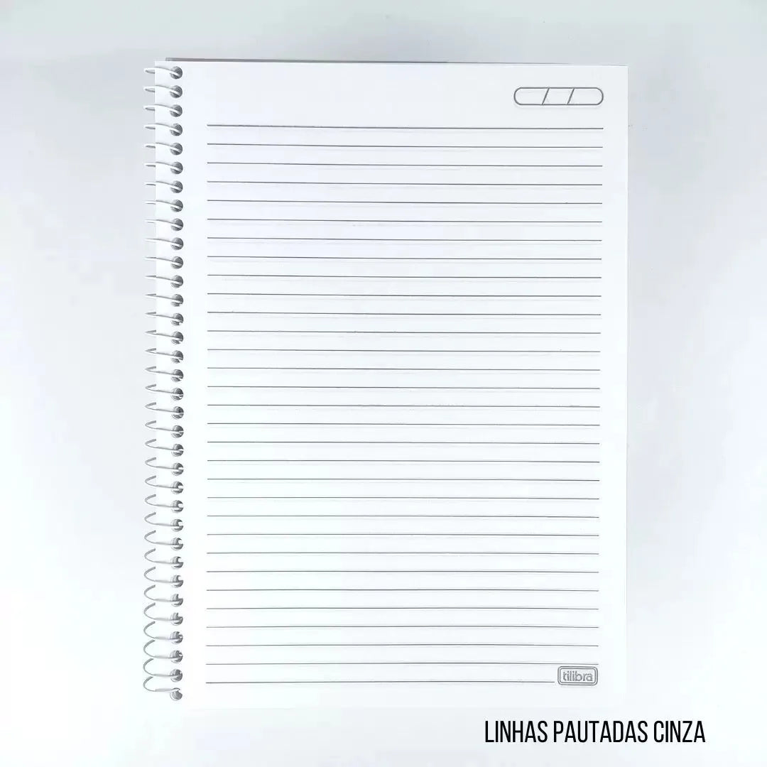 Caderno Universitário 1 Matéria Pepper 80 Fls Fem - Tilibra