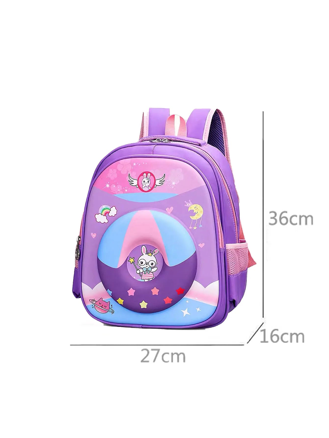 Bolsa dos desenhos animados do menino e da menina, bolsa da escola da tela de EVA com grande capacidade