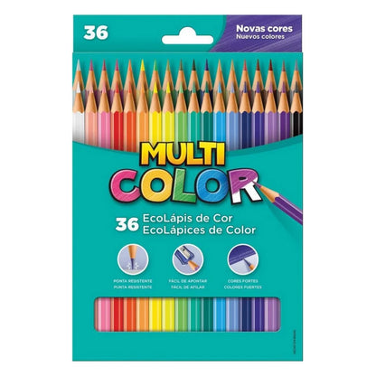 Lápis de cor multicolor EcoPencil 36 cores